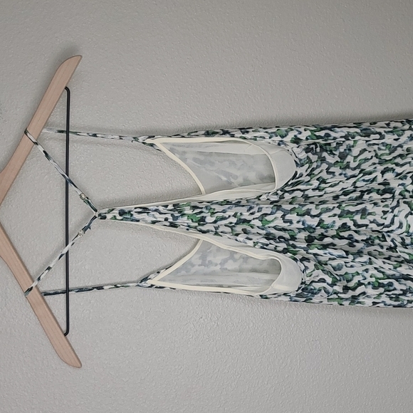 See U Soon Green and Blue Patterned Maxi Dress NWT - Picture 8 of 11